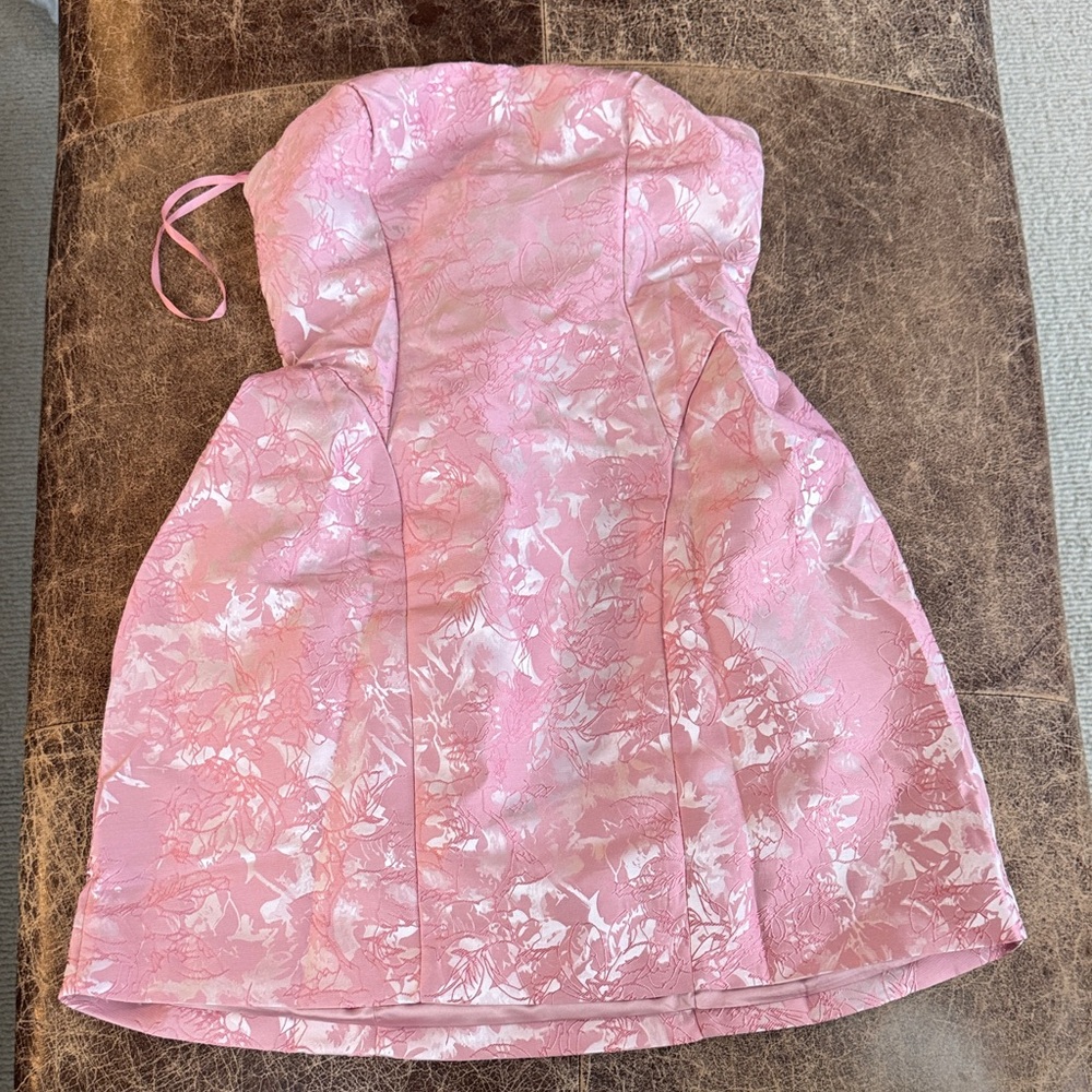 Billy J Pink Short Cocktail Dress